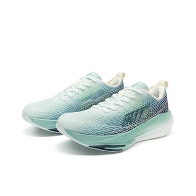 QIAODAN Cushioning And Breathable Low Top Physical Fitness Test, Physical Exam, Racing Running Shoes Men's Blue-1
