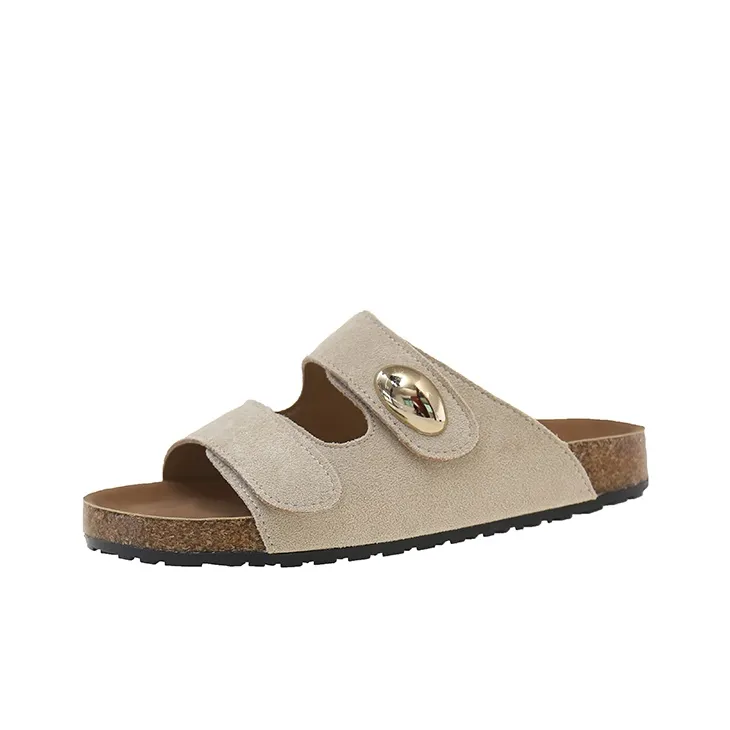 WUJI Slip Resistant Abrasion Resistant Slide Slippers Women's-0