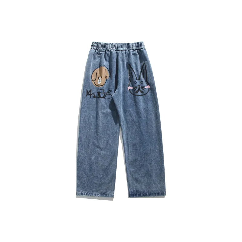 FISHGALAXY Jeans Unisex Blue-2