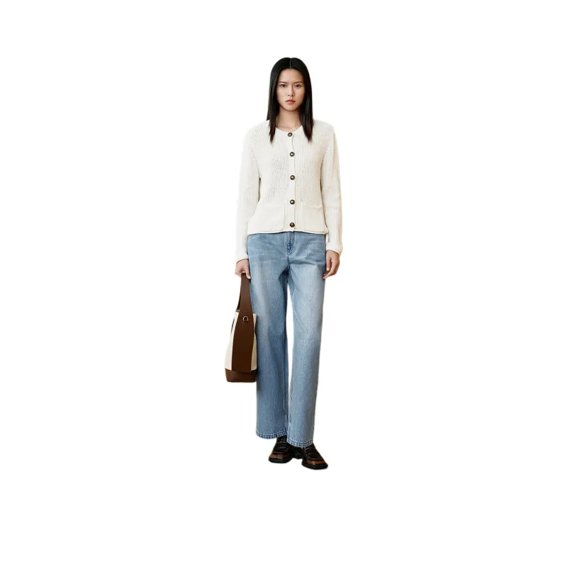 INSUN Knitwear Women's Ecru-1