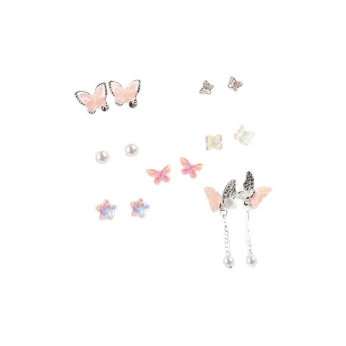 Universe Search Alloy Stud Earrings Women's