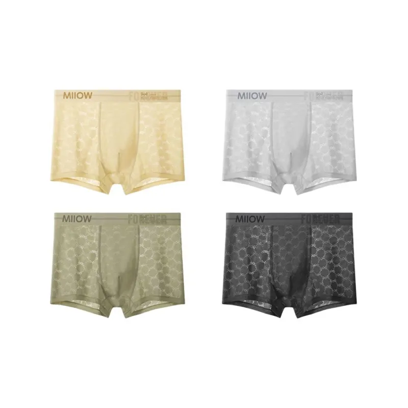 MIIOW Trendy Party Collection Cooling Summer Collection Underpants Men's Combo Set-20