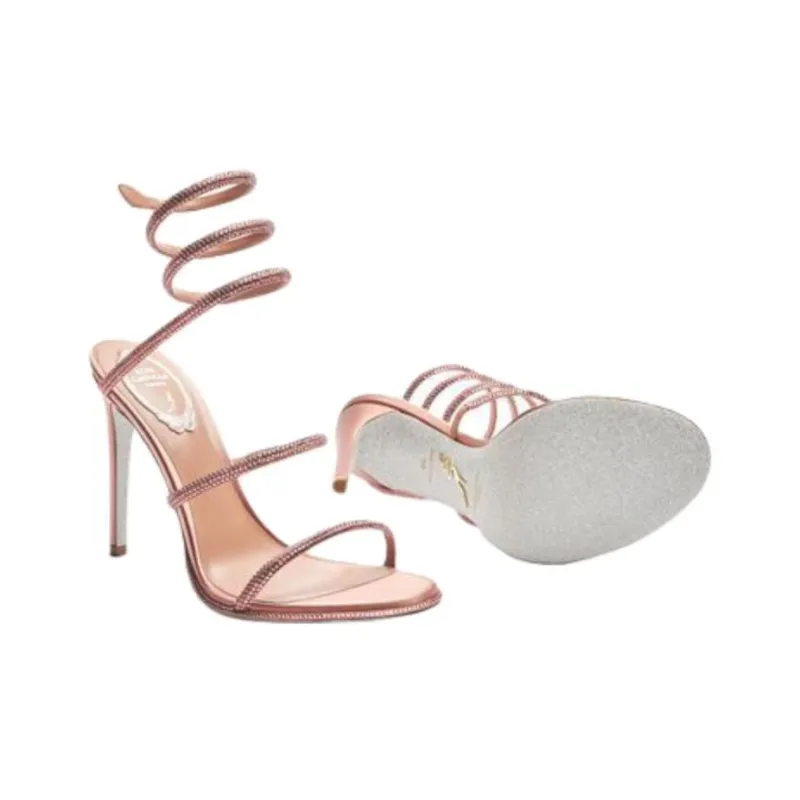 RENE CAOVILLA Strap Sandals Women's Pink-4