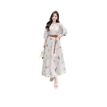 Mu Xiao Xin Long Sleeved Dress Women's