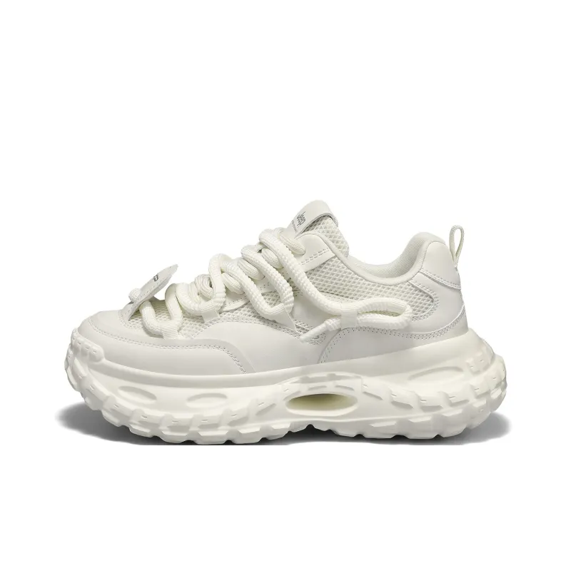 Jeep Cushioning, Slip Resistant, Abrasion Resistant, Height Increasing Low Top Chunky Sneakers Men's-0