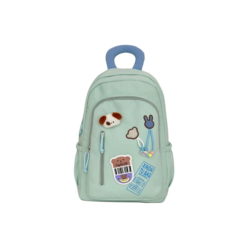 Vack Nylon Backpack Unisex Multicolor-15