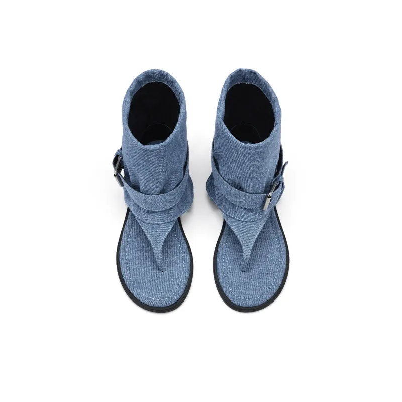 Hotwind Roman Sandals Women's Blue-2