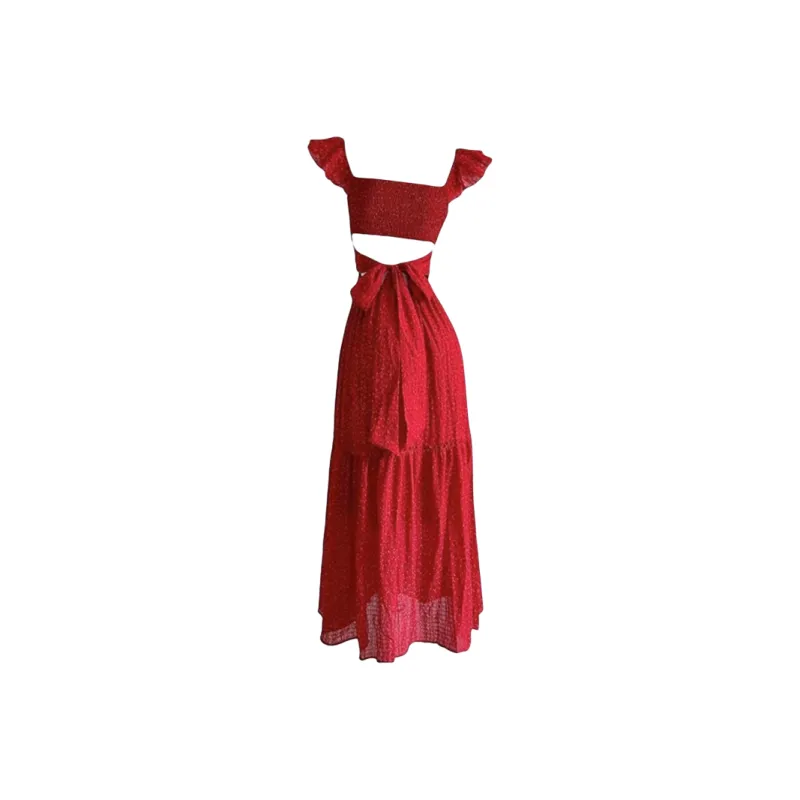 AFGGD Short Sleeved Dress Women's-1