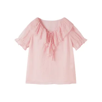 XIANGYING Chiffon Shirt Women's