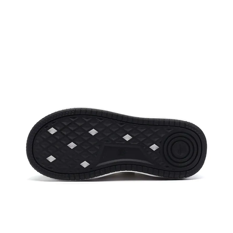 Warrior Anti Slip Wear Resistant Low Top Skateboard Shoes Women's White Black-4