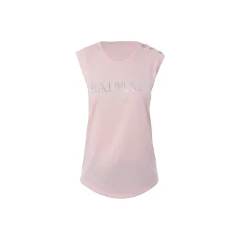 BALMAIN T Shirts Women's Pink