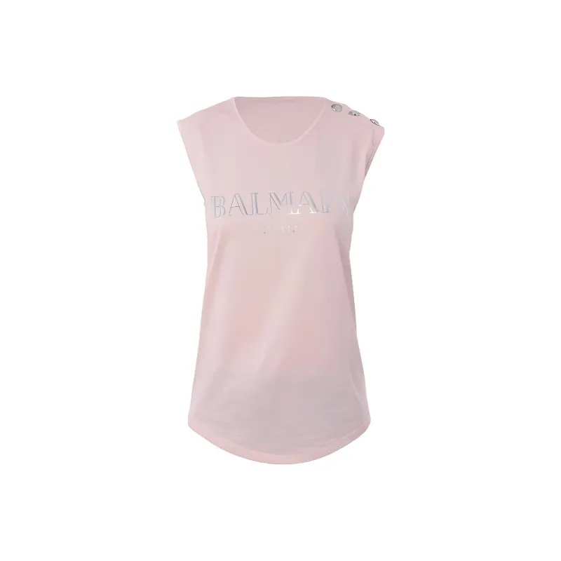 BALMAIN T Shirts Women's Pink-0