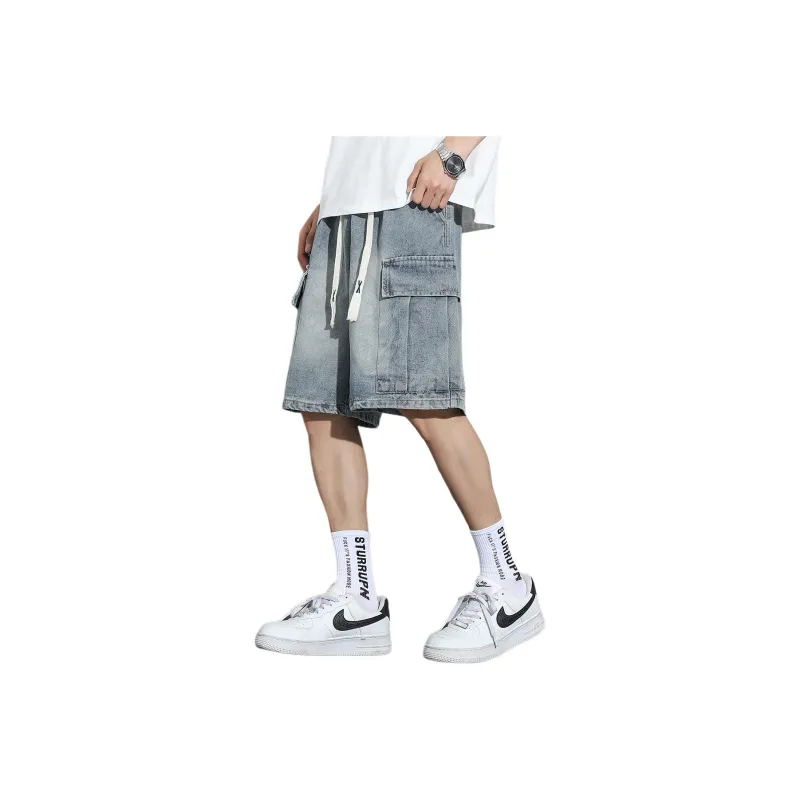 Fakeyoung Denim Shorts Unisex-1