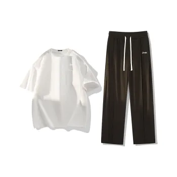 Jeep Casual Sportswear Unisex Two Piece Set