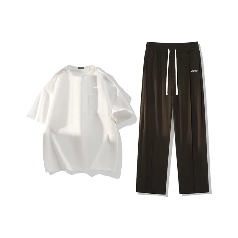 Jeep Casual Sportswear Unisex Two Piece Set-16