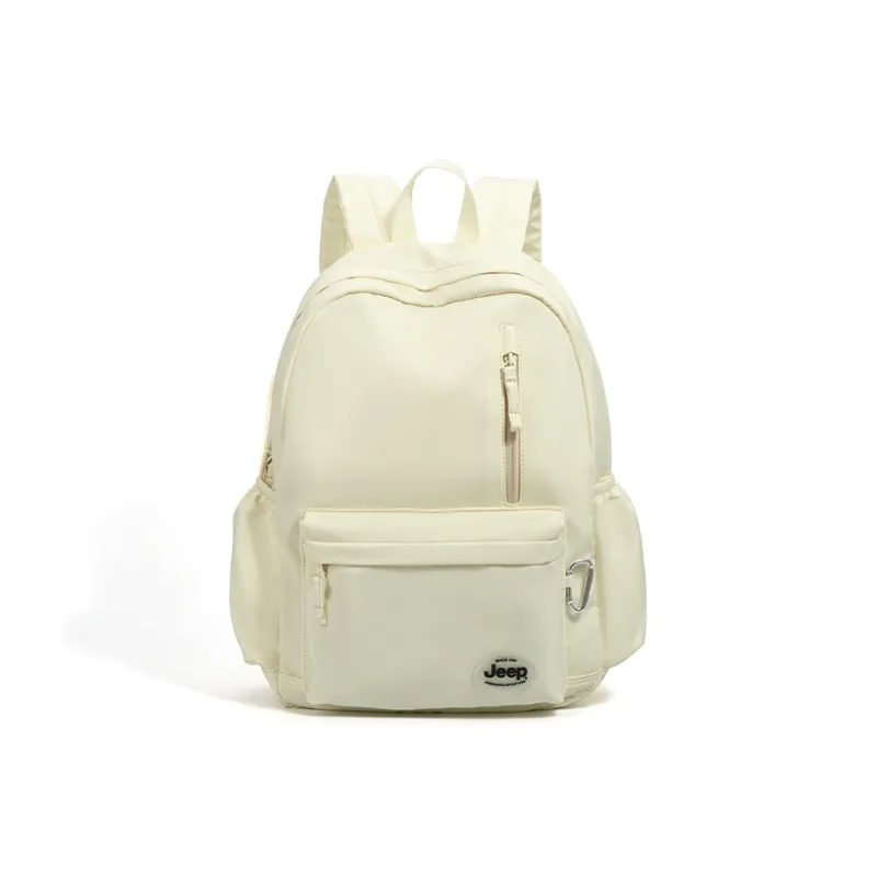 Jeep Nylon Backpack Regular Unisex Light Blue/Black/Cherry Blossom Pink/Cheeses Cheese Color-14