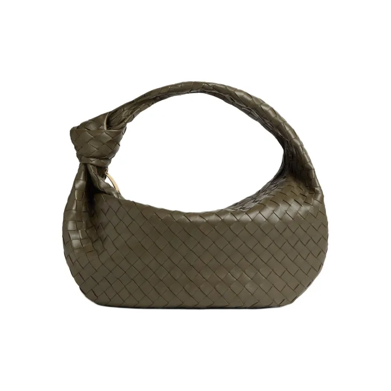 Bottega Veneta JODIE Sheepskin Handbag, Shoulder Bag Women's Cypress Green-0