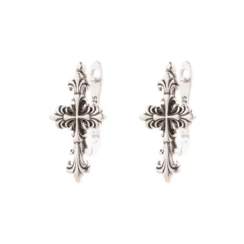 Quarqor Brass Stud Earrings Unisex