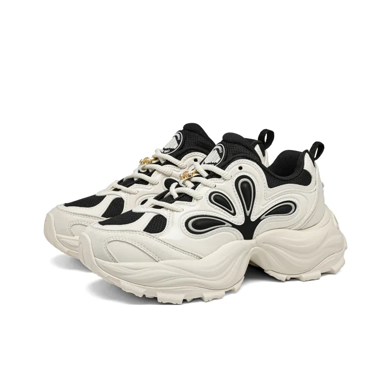 Palladium Low Top Chunky Sneakers Unisex Black White-2