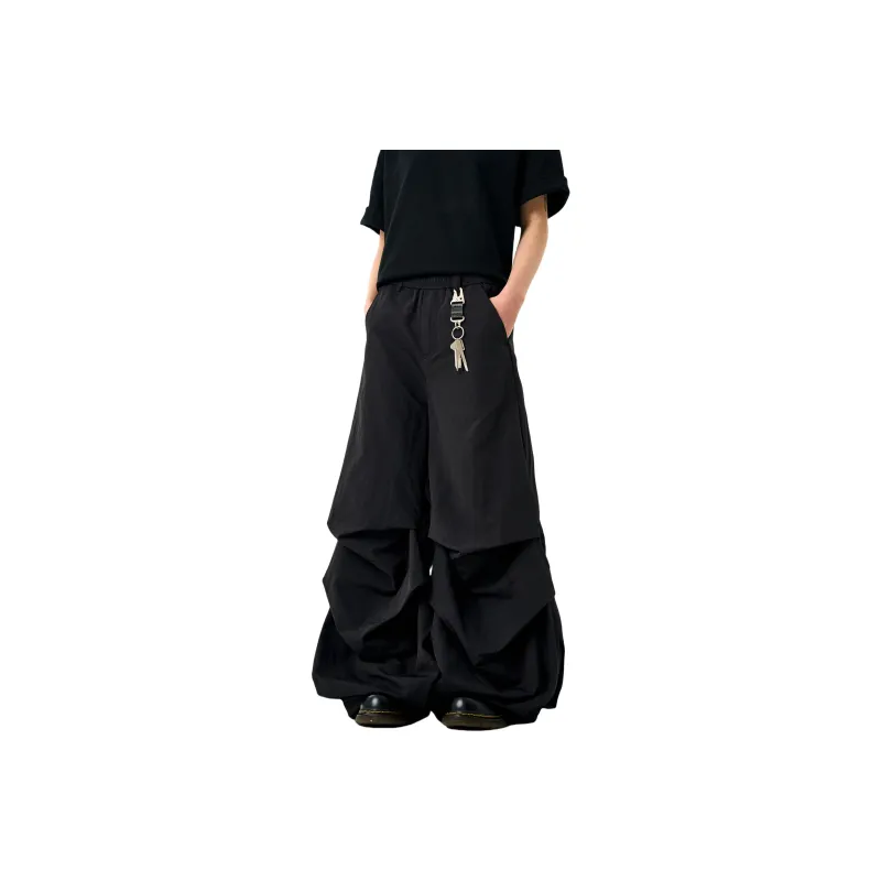 WKOOG Casual Pants Unisex Black-0