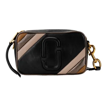MARC JACOBS Cow Leather Camera Bag, Shoulder Bag Women's Black