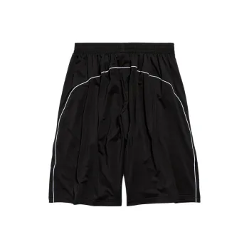 Balenciaga x Automobili Lamborghini Casual Shorts Loose Fit Men's Black