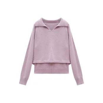 INSUN Knitwear Women's Smoky Purple