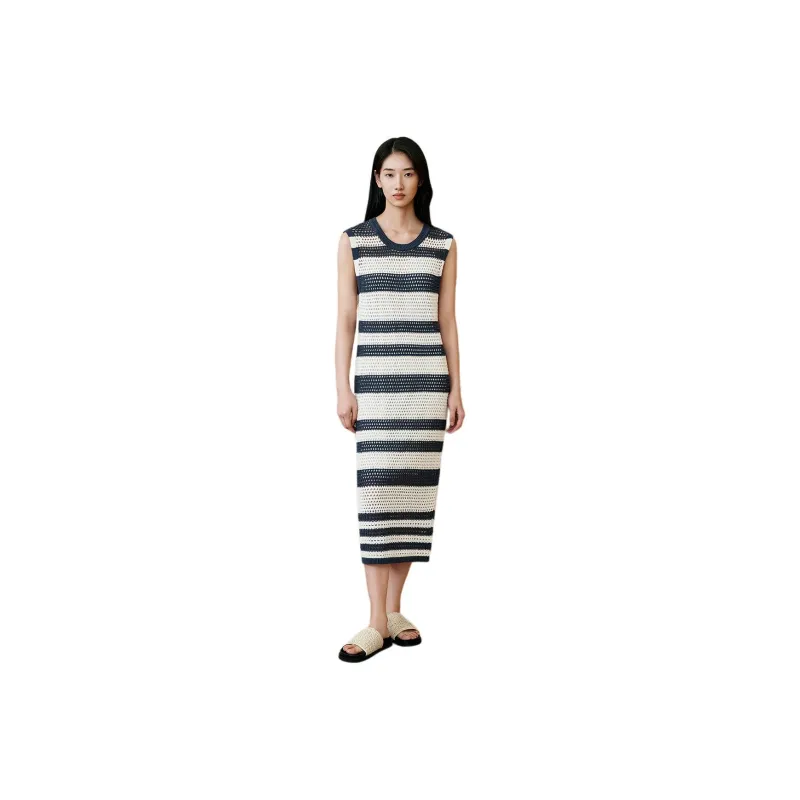 INSUN Sleeveless Dresses Women's Ecru-1