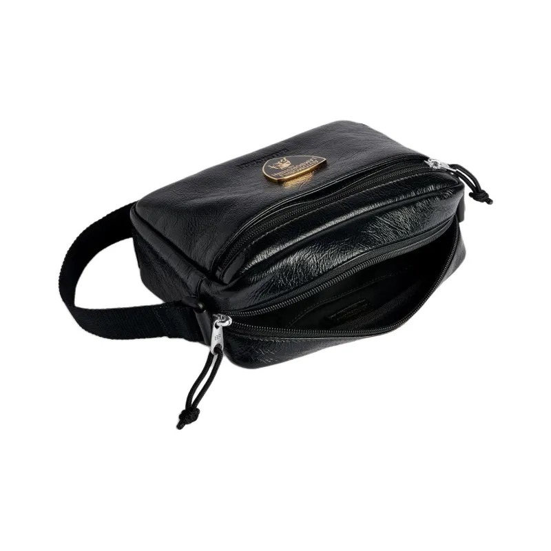 Balenciaga Explorer Sheepskin Crossbody Bag Men's Black-3