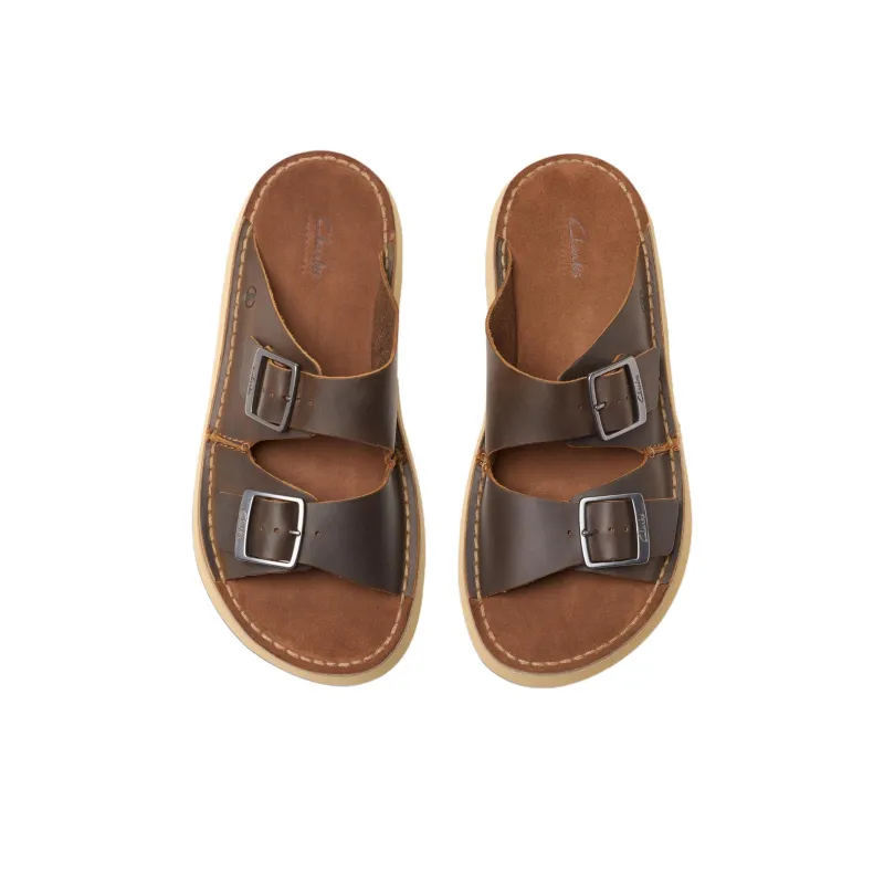 Clarks EVA Abrasion Resistant Slide Slippers Men's Umber-3