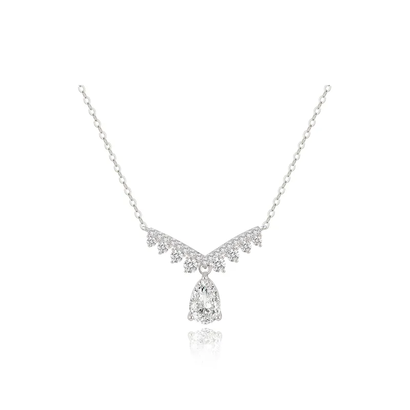 AJIDOU Synthetic Cubic Zirconia Necklaces Women's-0