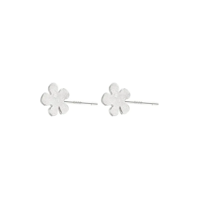 EAR PARTNER 999 Fine Silver Stud Earrings Women's-0