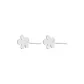 999 Pure Silver Flower Stud Earrings 1 Pair[Silver]eh-3576.ebA