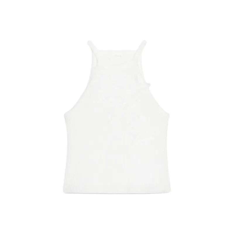 ZARA Tank Tops Women's White-0