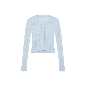 URBAN REVIVO Knitwear Women's Light Blue