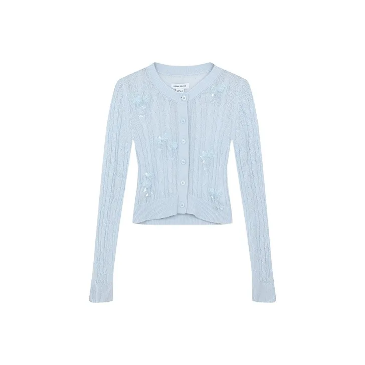 URBAN REVIVO Knitwear Women's Light Blue-0