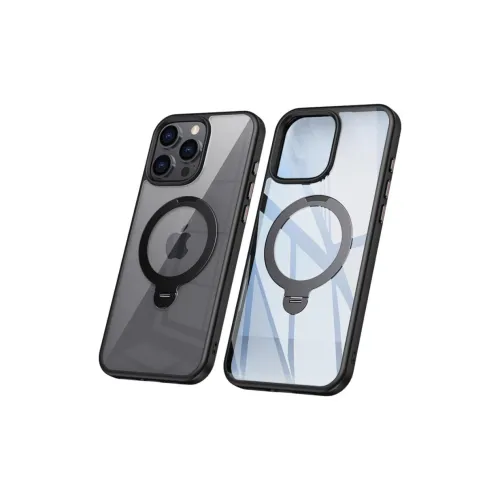 Record Star PC Material Magsafd Wireless Charging Skin Touch Rotating Phone Cases Compatibility IPhone16ProMa Girlish