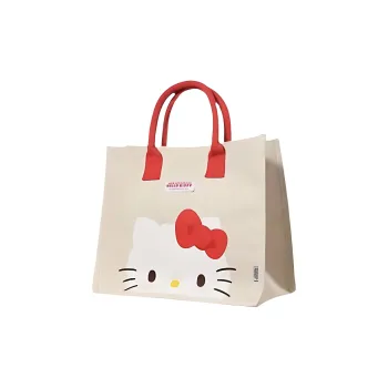 MINISO Sanrio Hello Kitty Fabric Totes Handbags Regular Women's White/Pink