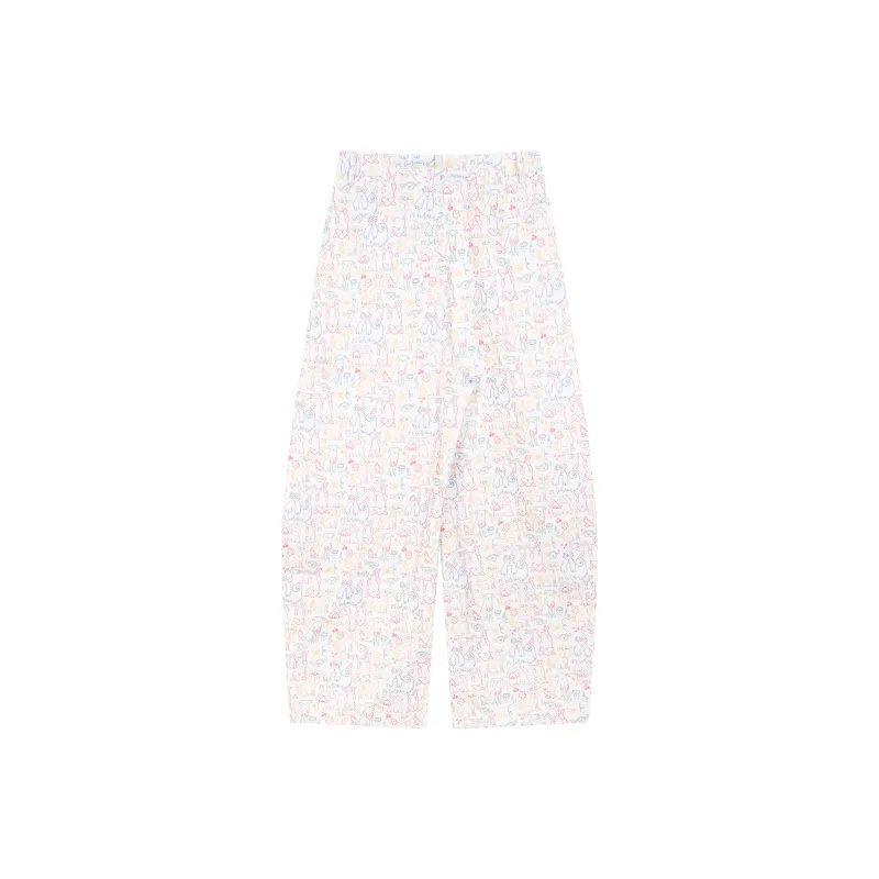 Umoumo Casual Pants Women's White-1