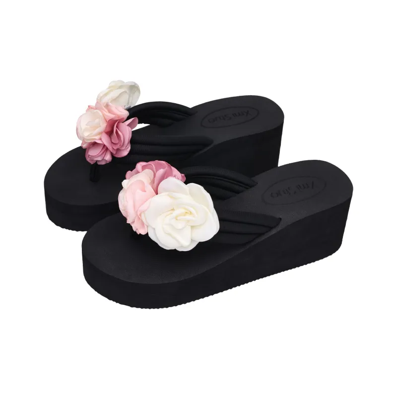 XMISTUO Quiet Abrasion Resistant Slip Resistant Flip Flops Women's-1