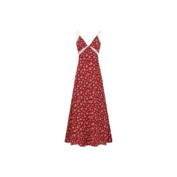 GOSO Slip Dresses Women's Red