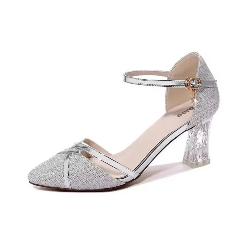 CVOJOO Chunky Heel High Heels Women's-0