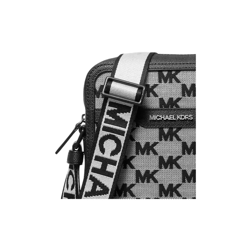 MICHAEL KORS MK Cooper Cotton Shoulder Bag Crossbody Bag Men's Black-4