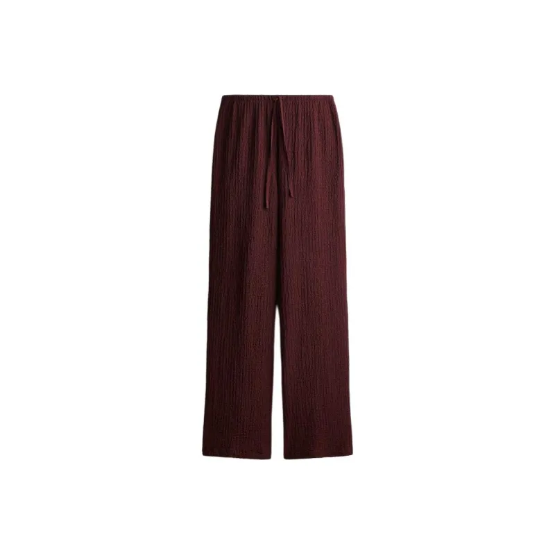 H&M Casual Pants Women's Burgundy-0