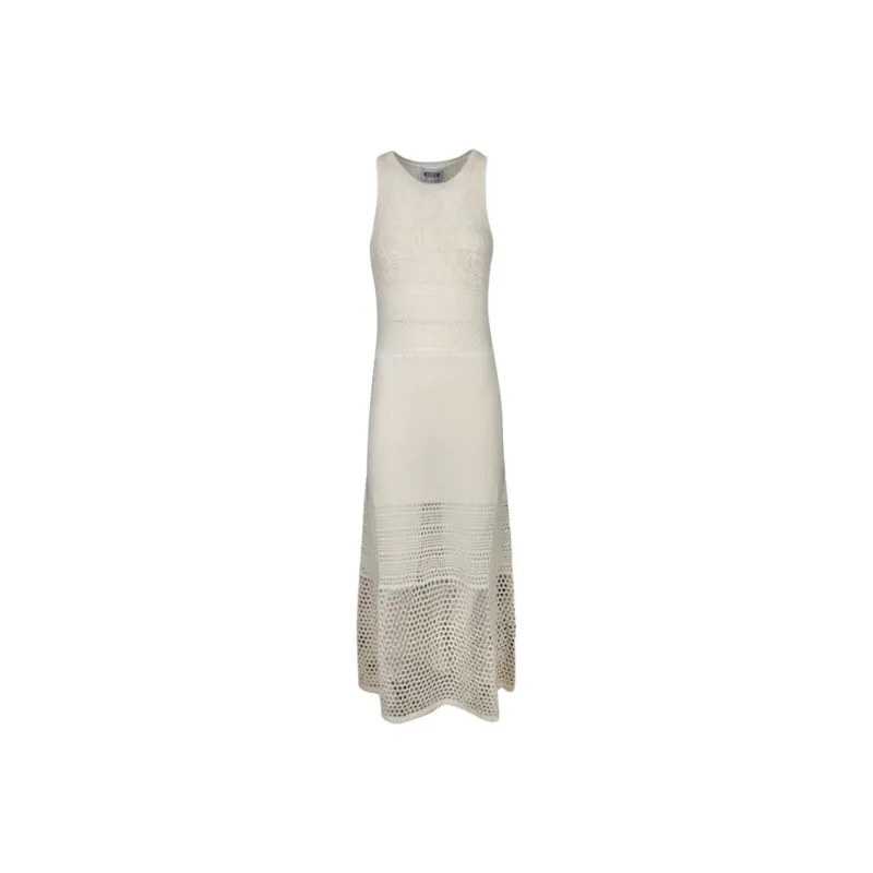 MOSCHINO Sleeveless Dress Women's White-0