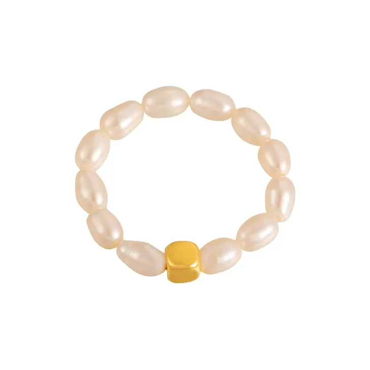 BOVLSA Pearl Rings Women's-1