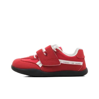 HUANQIU Slip Resistant, Abrasion Resistant, Lightweight Low Top Casual Shoes Women's Red
