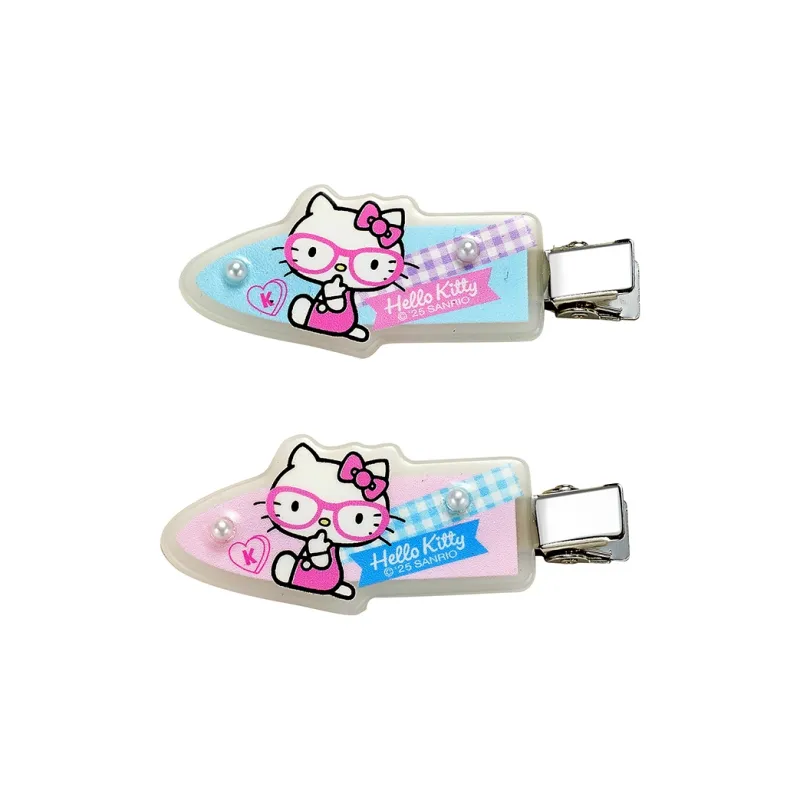 Hello Kitty Sanrio Series Acrylic Hair Clips Women's-0