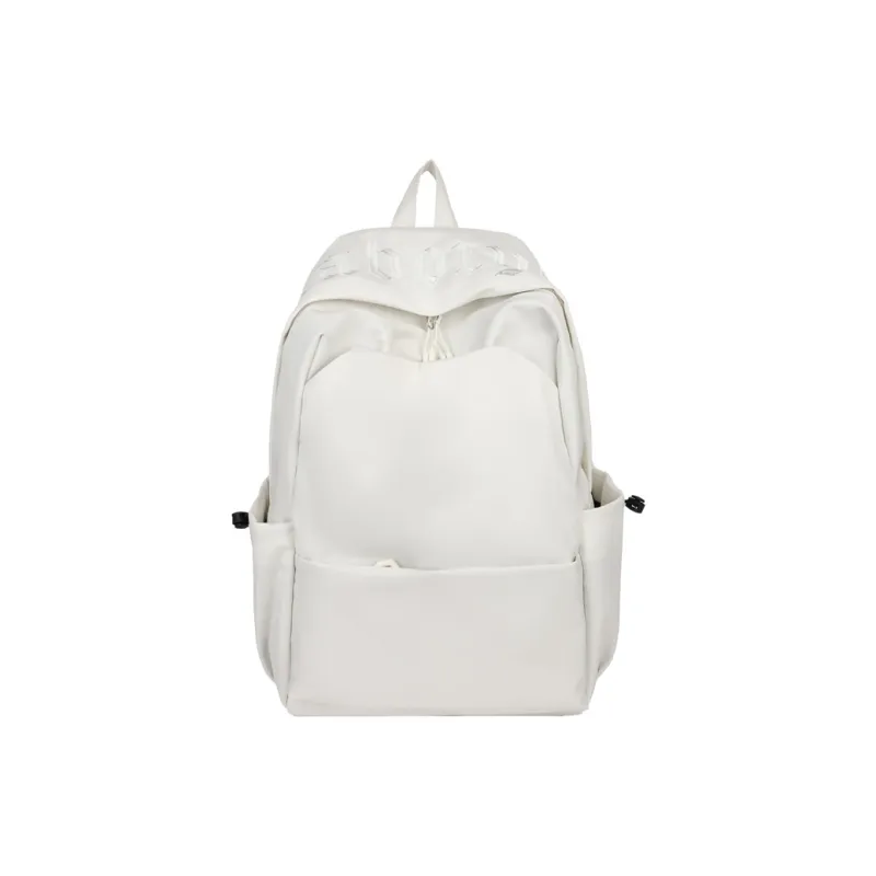 WICKBUEN Fabric Short Trip Travel Backpack Unisex White/Black/Red/Blue-0
