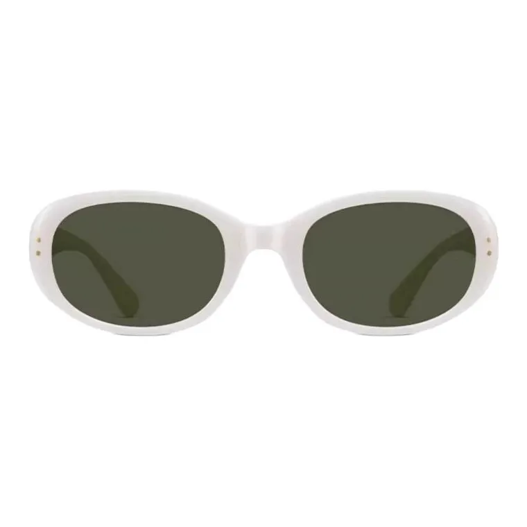 CAPONI TR/Memory Plastic Oval Sunglasses Unisex Multicolor-1